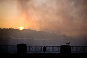 Sunrise Over The Falls